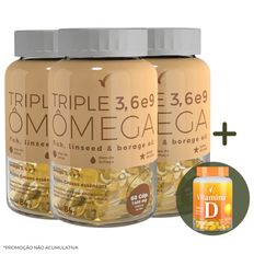 DOIS TRIPLE OMEGA E GANHA VITAMINA D